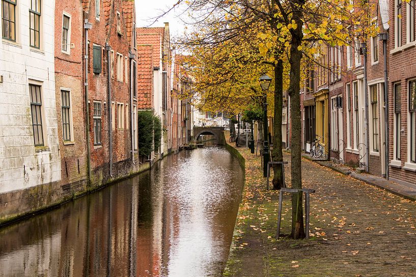 Oude gracht in binnenstad Alkmaar von Jaap Mulder