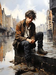 ein Mann am Kai