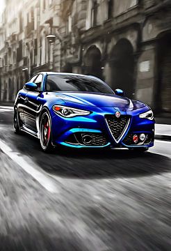 Alfa romeo qv Kunst von kevin gorter