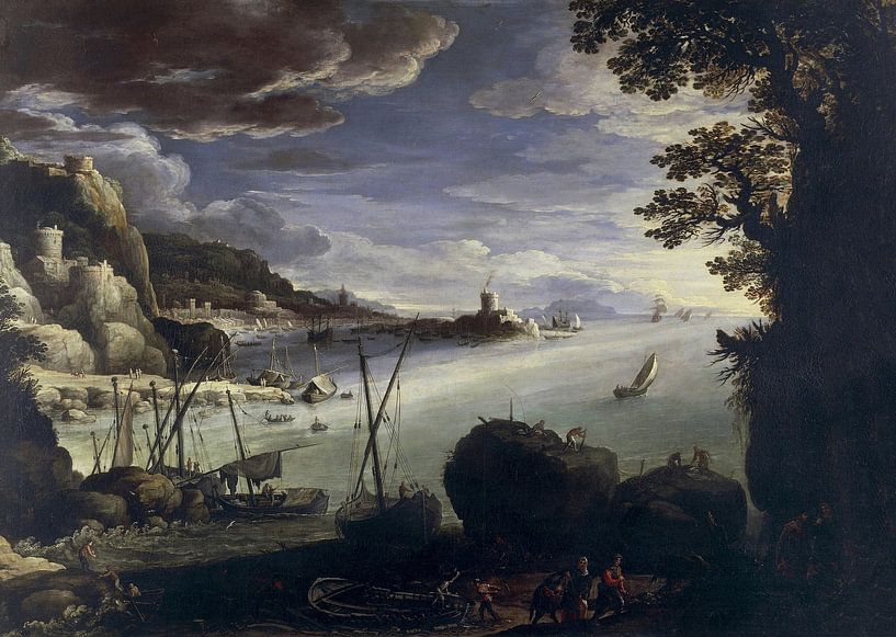 Zeegezicht, Paul Bril van Meesterlijcke Meesters