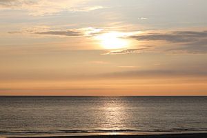 Zonsondergang op Ameland van Annemarie Veldman