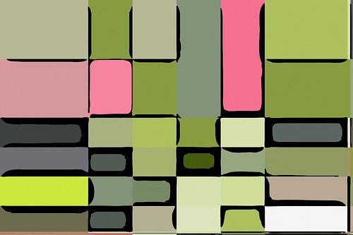 Mondriaan stijl 