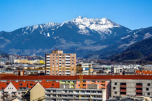 Uitzicht over de stad Innsbruck