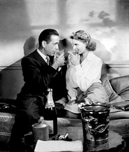 Humphrey Bogart und Ingrid Bergman in Casablanca, 1943