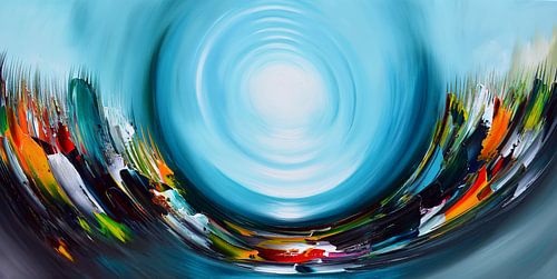 Abstract Blue
