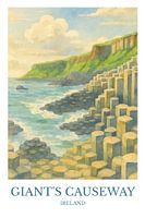 "Giant Causeway Irland - Mystischer Kunstdruck"