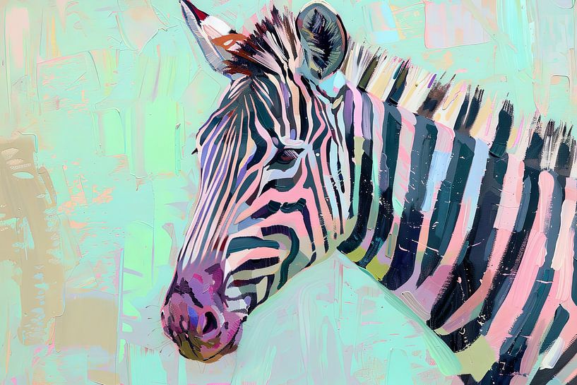 Zebra van Poster Art Shop