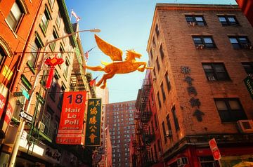 New York Manhattan Chinatown II by marlika art