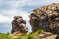 Landscape with rocks in the Harz mountains, Germany. van Rico Ködder thumbnail