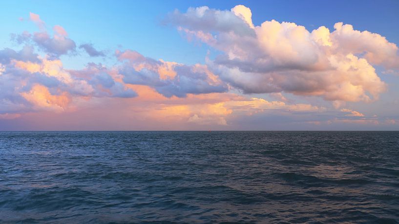 Coucher de soleil en bord de mer par Hilde Heikoop