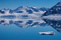 Landschap met reflectie Spitsbergen van Merijn Loch thumbnail