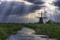 Moulin à vent à Ryptsjerk (Fryslan)