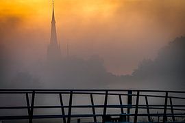 view of church ulvenhout by Peter Smeekens