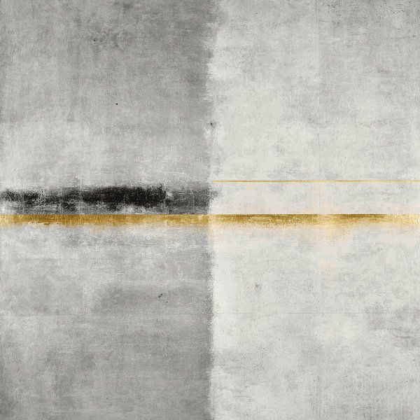 Golden Divide by Japandi Art Studio