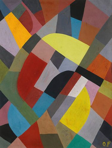 Abstracte compositie, Otto Freundlich