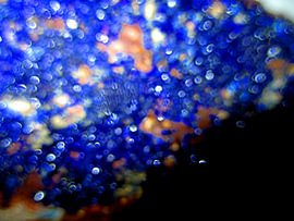 Bleu cosmique sur Helmut Martin - The Art of Stone - Steinkunst & Photographie