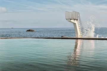Zout water zwembad Saint-Quay-Portrieux van Steve Van Hoyweghen