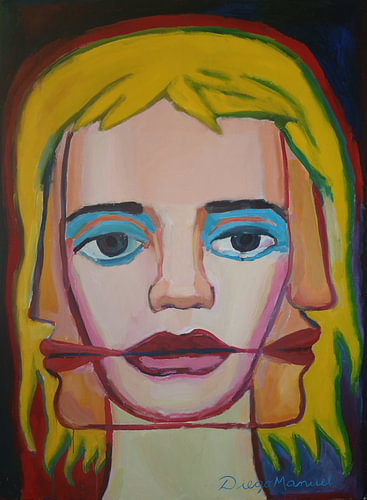 Head of a woman