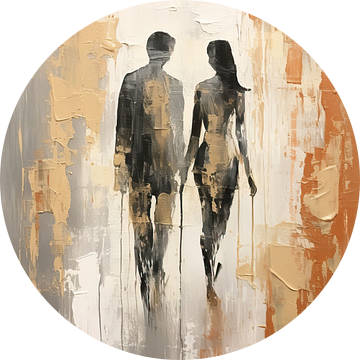 Schilderij Blossoming Kinship | Comfort me van Blikvanger Schilderijen