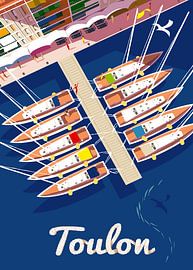 Dockside Yachts of Toulon by Art Kingdom