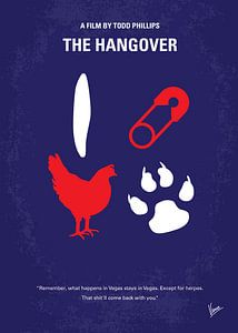 No145 Mon HANGOVER Partie I affiche de film minimal sur Chungkong Art