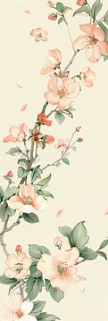 Cerisiers en fleurs Japon sur Poster Art Shop