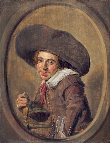 Frans Hals, Een jongeman met een grote hoed, 1629