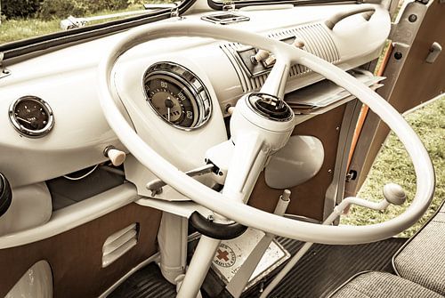 Volkswagen Transporter T1 Camper Van dashboard by Sjoerd van der Wal Photography