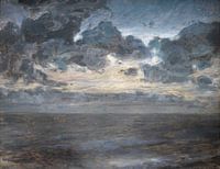 Landschap midzomer nacht