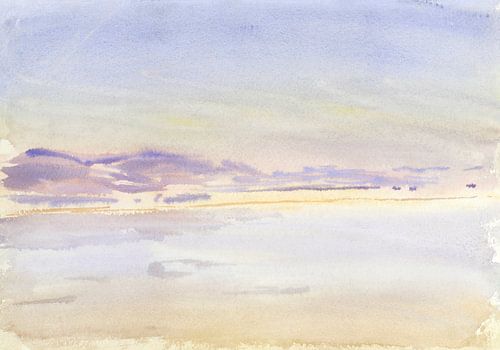 Zonsopgang bij de zee