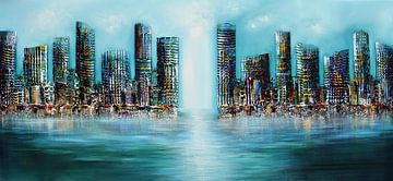 Blue City van Gena Theheartofart