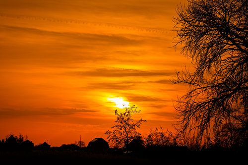 Ein goldenes Ende des Tages