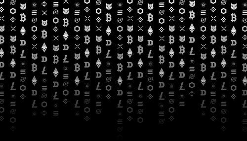 Crypto logo's panorama