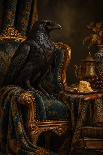 De Raaf en de Vos -  Elegant Barokportret