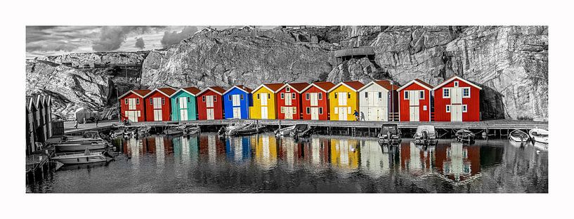 Color houses of Sweden by Dmm Fotografie
