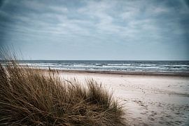 Strandovergang op Usedom met uitzicht op de Oostzee van Martin Köbsch