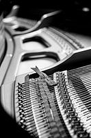 Piano Kawai binnenwerk