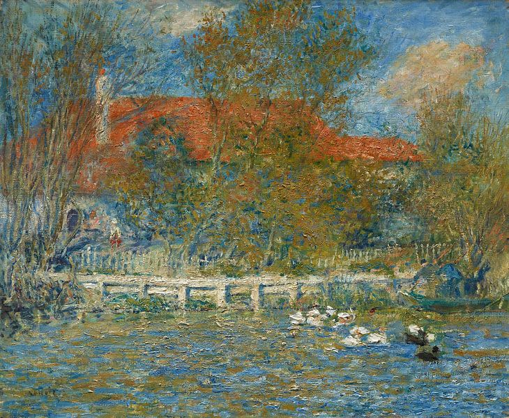 De eendenvijver, Pierre-Auguste Renoir van Meesterlijcke Meesters