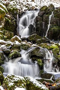 Wasserfall im Winter- Die Teufelsmühle/Rhön 2 von Holger Spieker