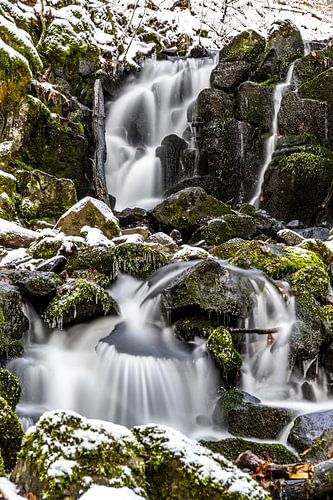Waterval in de winter - De Teufelsmühle/Rhön 2