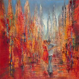 Eine Insel des Rhythmus  im Trubel von Annette Schmucker