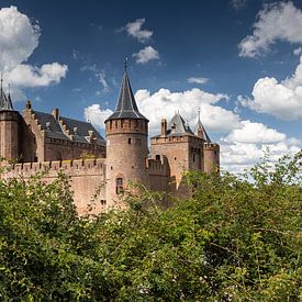 Muiderslot Castle in the clouds by Annika Westgeest Photography