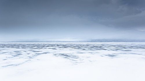 Gefrorener See in Skandinavien