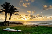 Zonsondergang in Sri Lanka