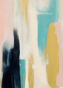 Moderner Abstrakt in Pastell