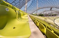 Olympiastadion , München. (Tribune)