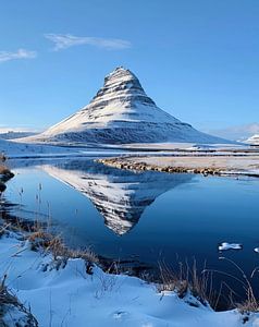 Reflexionen Islands Naturwunder