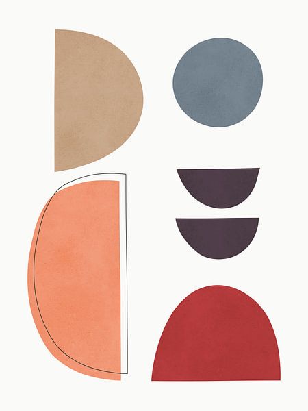 Circles and semicircles 4 by Vitor Costa