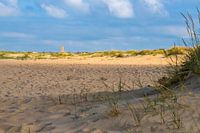 Dünen am Strand von Conil de la Frontera in Spanien