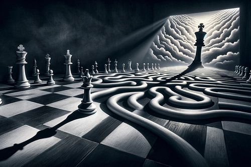 Schaken fluistert in het labyrint van beslissingen